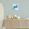 Stupell Industries Blue Tone Crab & Coral Canvas Design by Cat Thurman Designs
